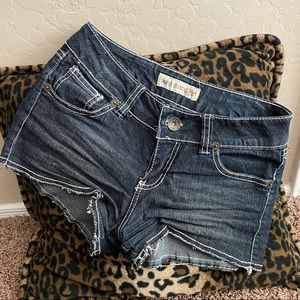 Paris Blues Dark Denim Jean Shorts